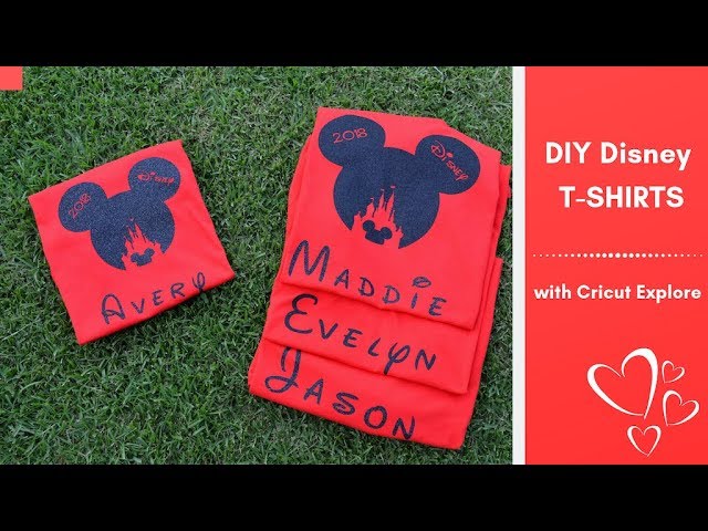 Disney Prep + DIY (free) Disney Shirts with Cricut and Regular