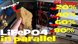 Can you charge LiFePO4 batteries with different capacities and SOC in parallel?