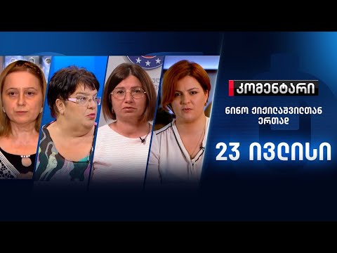 კომენტარი: თამარ ბაჩალიაშვილის საქმე - 23 ივლისი