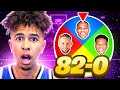 SPIN THE WHEEL 82-0 CHALLENGE IN NBA 2K22!