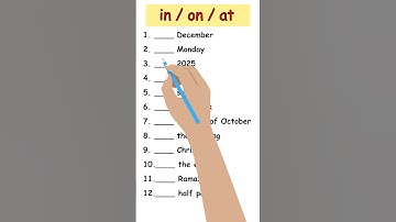 Prepositions Test | On, In, At #prepositions #grammarquiz