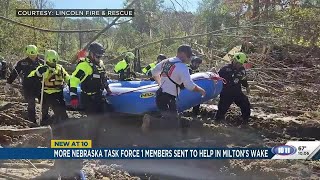 Nebraska Task Force 1 deploys additional members as Hurricane Milton makes landfall