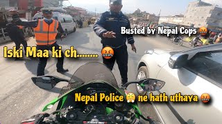 Nepal police se hui Ladai😡|Zx10r ko kr dia seize@rajkumarthapamagar32 @alishakhadgi9769