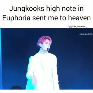 Jungkook euphoria high note is heaven (Seoul love yourself tour)