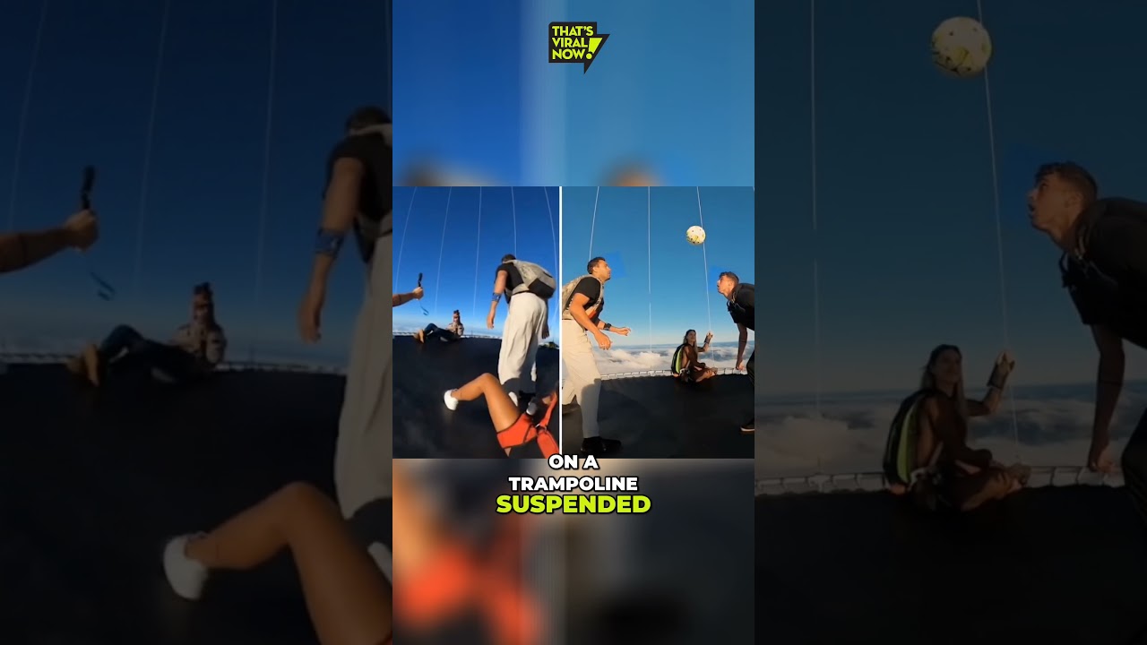 "Sky-High Trampoline Stunt with Jay Alvarrez | 