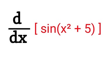 Differentiation|| Differentiation of sin(x²+5)
