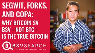 SegWit, Forks and COPA: Why Bitcoin SV (BSV), not BTC, is the true Bitcoin