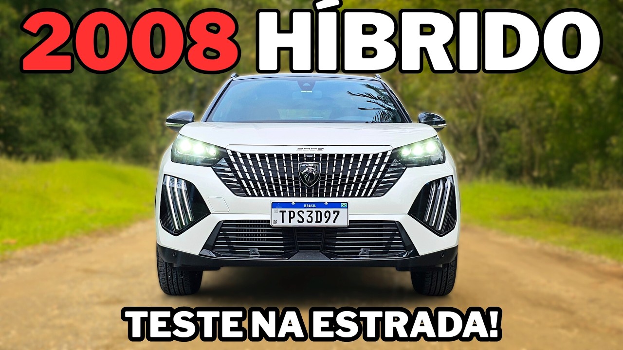Novo 2008 GT Híbrido 2026: Motor T200 Turbo, Painel 3D e Isenção de Rodízio!