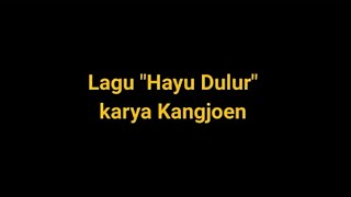 HAYU DULUR - kangjoen