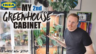 IKEA Greenhouse Cabinet | My Second Plant Cabinet | Plant tour and Setup | Rare plant cabinet