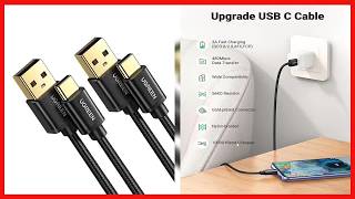 UGREEN USB-C Fast Charging Cable: Charge 25% Faster with Reliable Durability