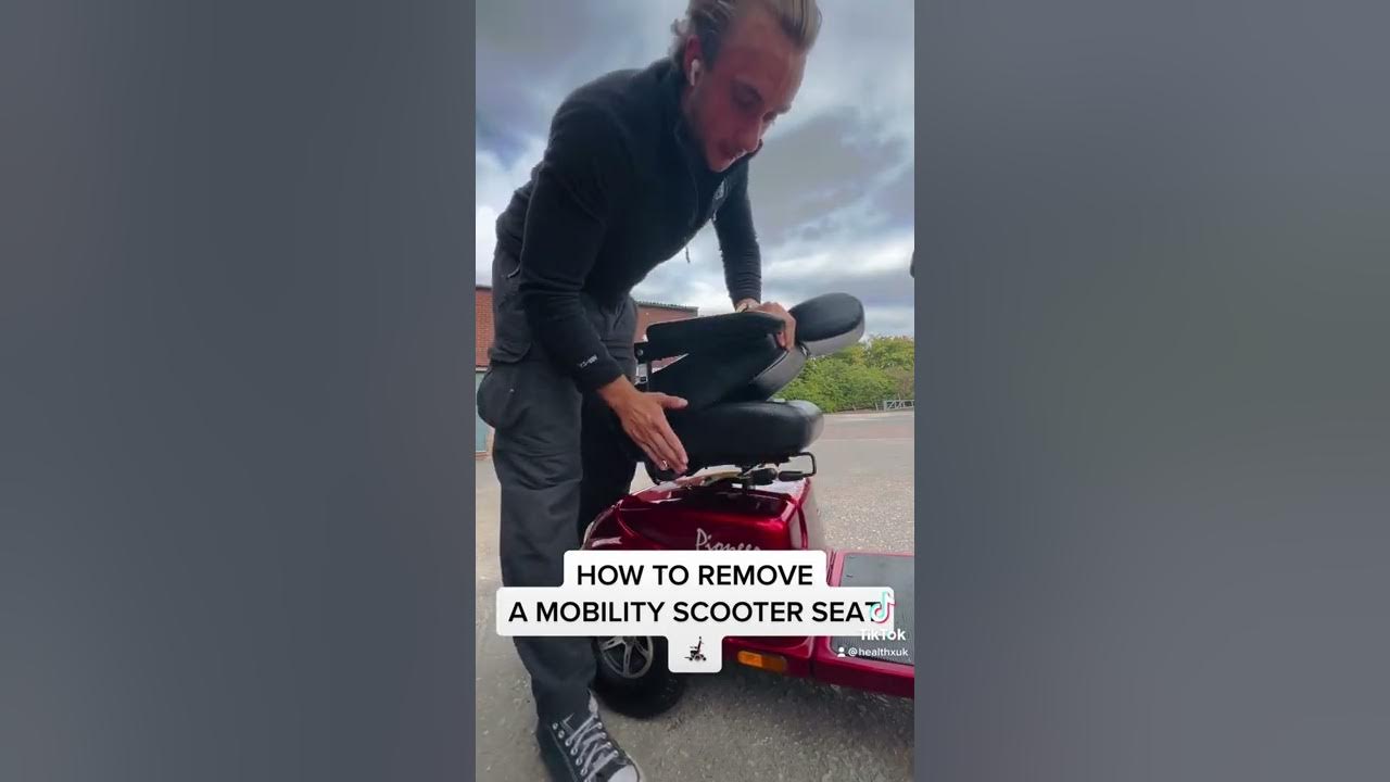 How to remove a Mobility Scooter seat 💺 mobilityxstore YouTube