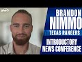 Brandon Nimmo reacts to being traded to the Texas Rangers