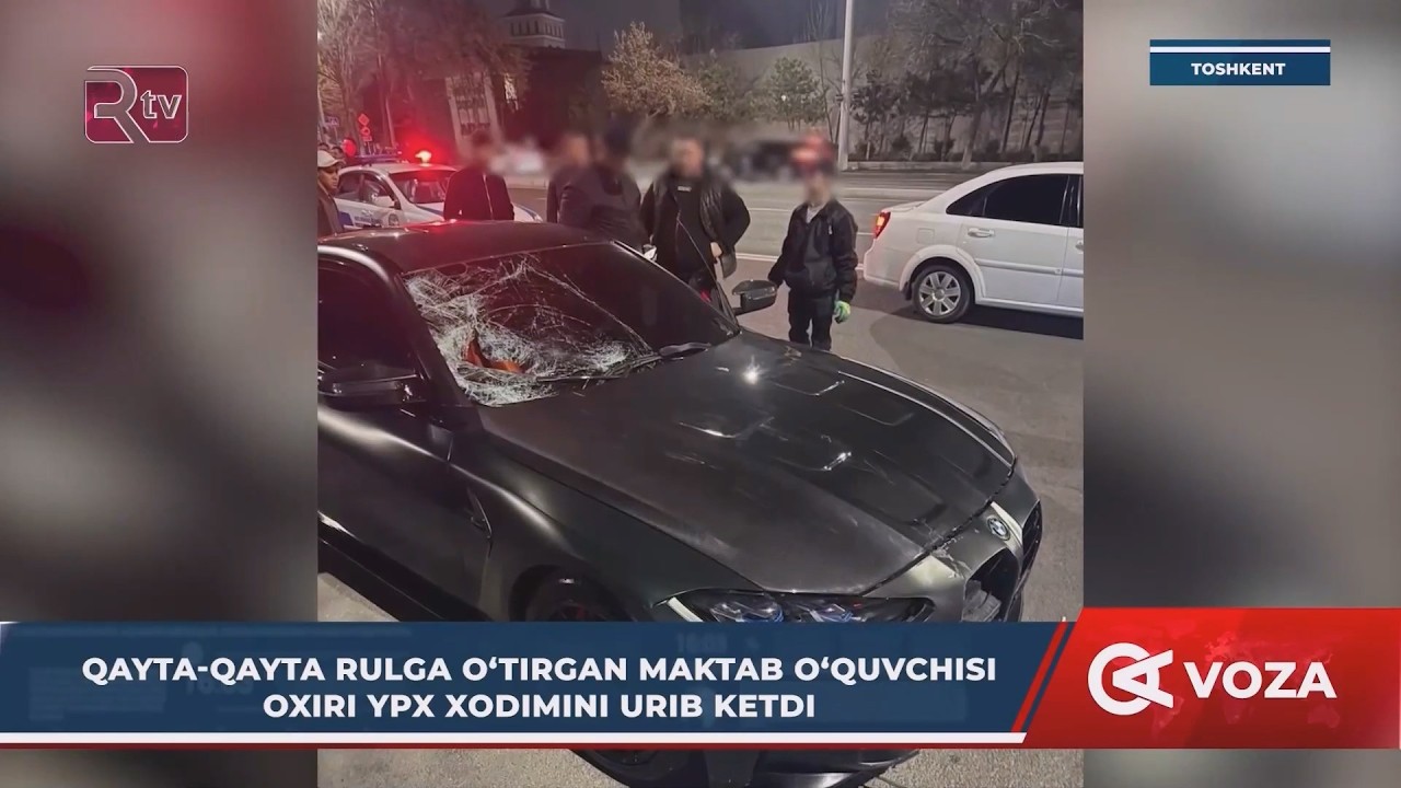 Qayta-qayta rulga oʻtirgan maktab oʻquvchisi oxiri YPX xodimini urib ketdi (Toshkent)