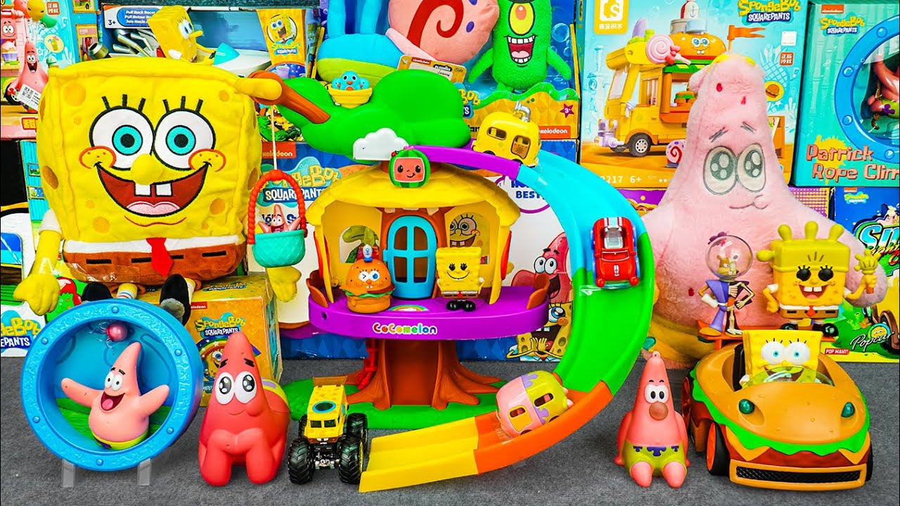 🥰ASMR SpongeBob🥰 Satisfying Huge SpongeBob & Patrick Toy Collection Unboxing,스폰지밥 장난감 컬렉션 언박싱