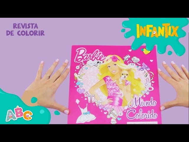 Desenholandia Colorindo Desenho da boneca Barbie Girl Cartoon, Barbie Doll  Fun Videos