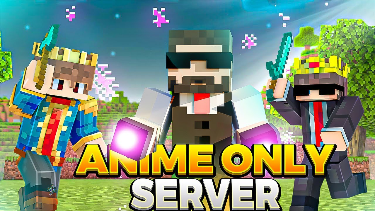 I Found a SECRET 'ANIME ONLY' Minecraft Server!