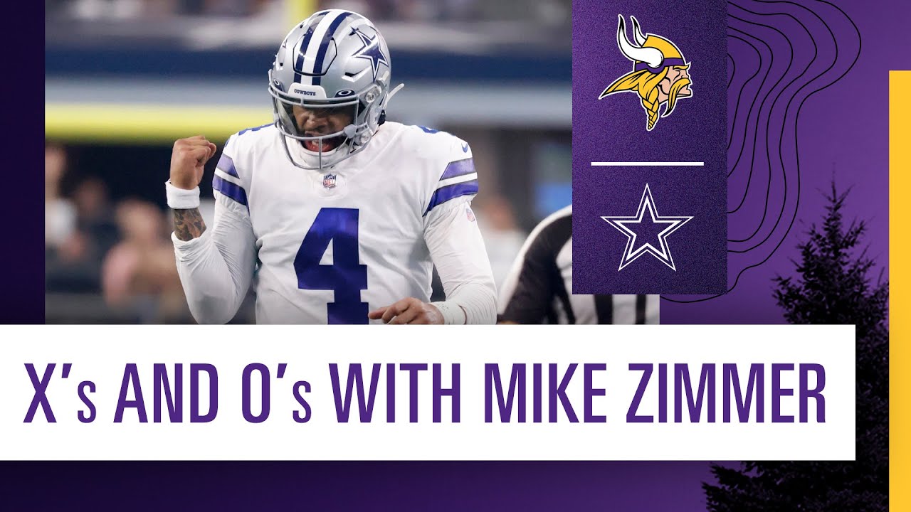 Analyzing Sunday Night Football Showdown Against Dallas Cowboys X S And O S With Mike Zimmer Youtube