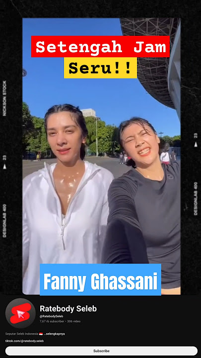 Fanny Ghassani olahraga #ratebody #artis #shorts