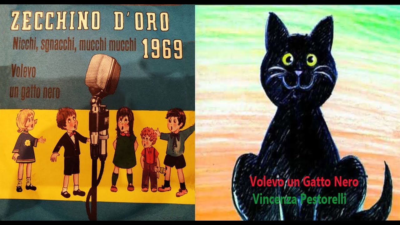 canzone volevo un gatto nero