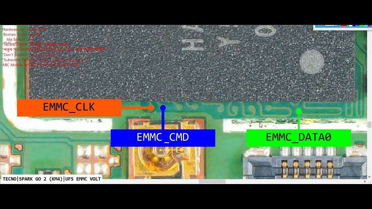 TECNO SPARK GO 2 KM4 ISP Pinout Test Point Dead Boot Repair Solution ...