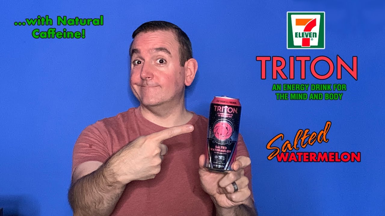 Triton Salted Watermelon Energy Drink Product Review YouTube
