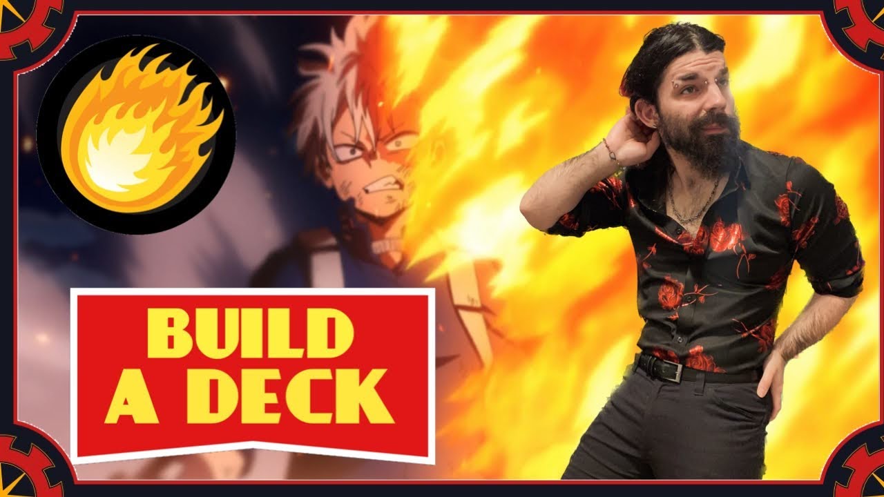 Full STUN & Full FLAMES! Shoto Todoroki II (Fire) Build A Deck My