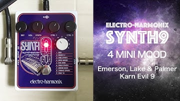 Electro Harmonix SYNTH9 Synthesizer Machine demo