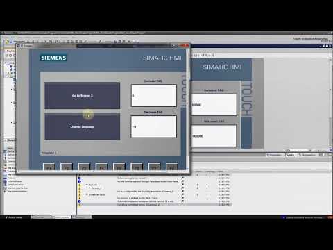 HMI programming tutorial TIA Portal - 2. Basic work with screens (Part 3/3)