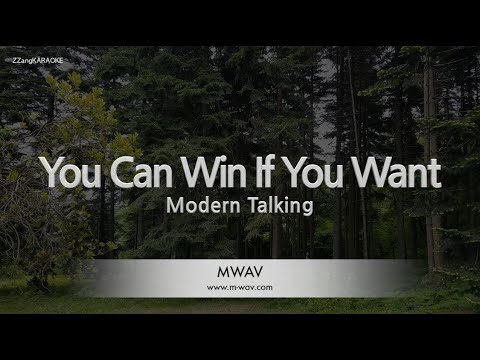 You Can Win If You Want Karaoke - Modern Talking-You Can Win If You Want (Karaoke Version)