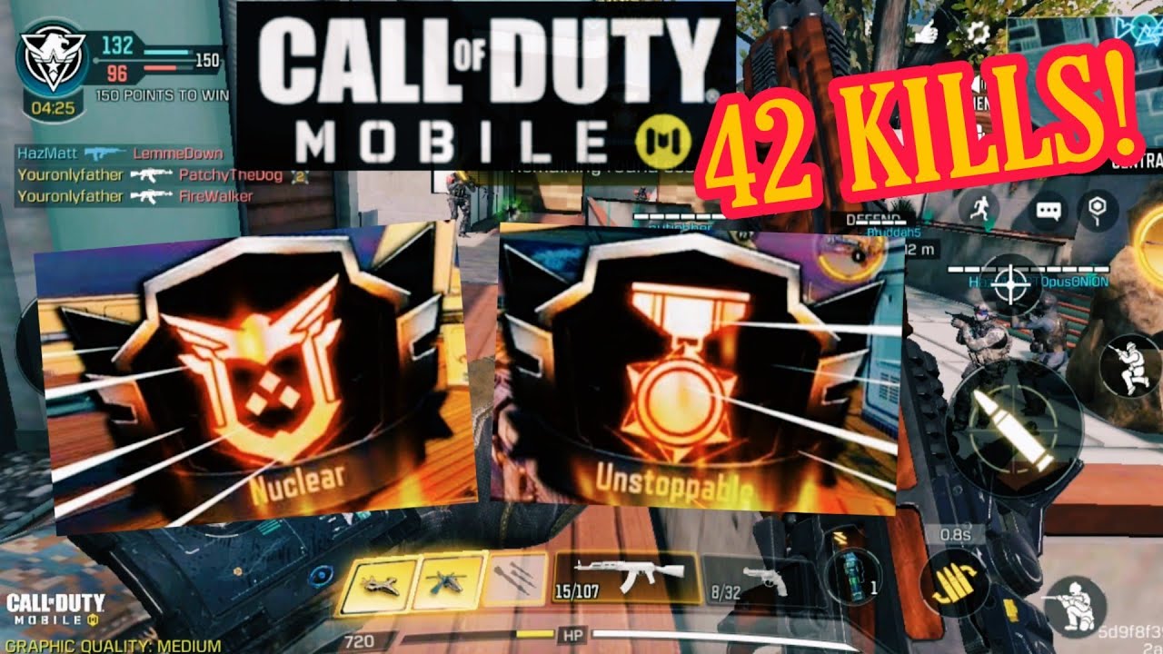 *UNSTOPPABLE MEDAL* BLOWED ON USING AK-47 AND NUKE TOGETHER | COD: MOBILE | 42+ KILL GAMEPLAY