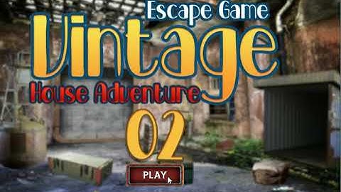 Escape Game Vintage House Adventure 2  WalkThrough - New Escape games -FirstEscapeGames
