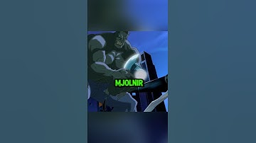 Hulk Humbles Thor Using Mjolnir 😅 #marvel #hulk