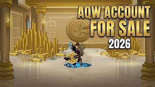 AQW Account for sale 2026 with Forge Enhancements and a few rares SOLD