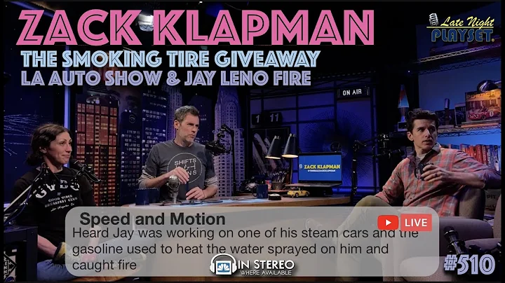 ZACK KLAPMAN: The Smoking Tire giveaway, Jay Leno ...
