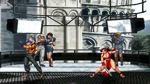 [KOF Mugen] K9999 Team vs Mai Shiranui Team