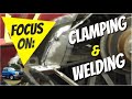 Quarter Panel Rust Repair: Focus on Clamping and Welding Patch Panels