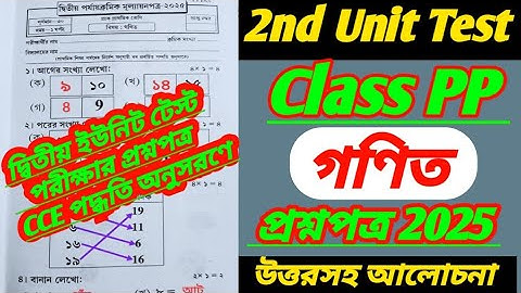 class pp 2nd unit test/class pp second unit test/class pp 2nd unit test gonit question 2025/math