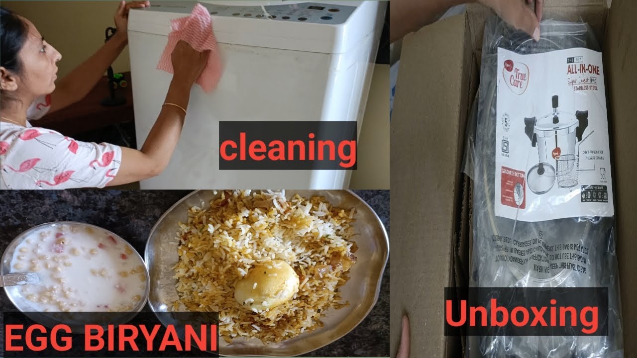 New item for kitchen | egg biryani recipe | washing machine cleaning tips | unboxing kitchen utensil
