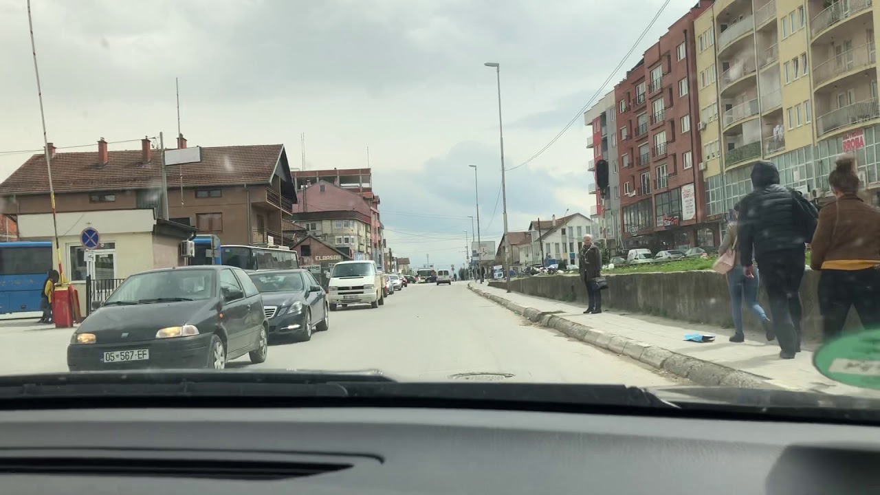 Driving in Ferizaj Kosovo