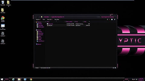 Cryptic Pink - Theme for Windows 7/8/10