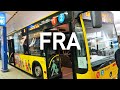 Frankfurt Airport Shuttle Bus, Terminal 2 to 1, and the Train Station