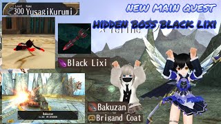 Toram online - new main quest boss bakusan hidden boss black lixi review   cap lvl 300 - yusagi