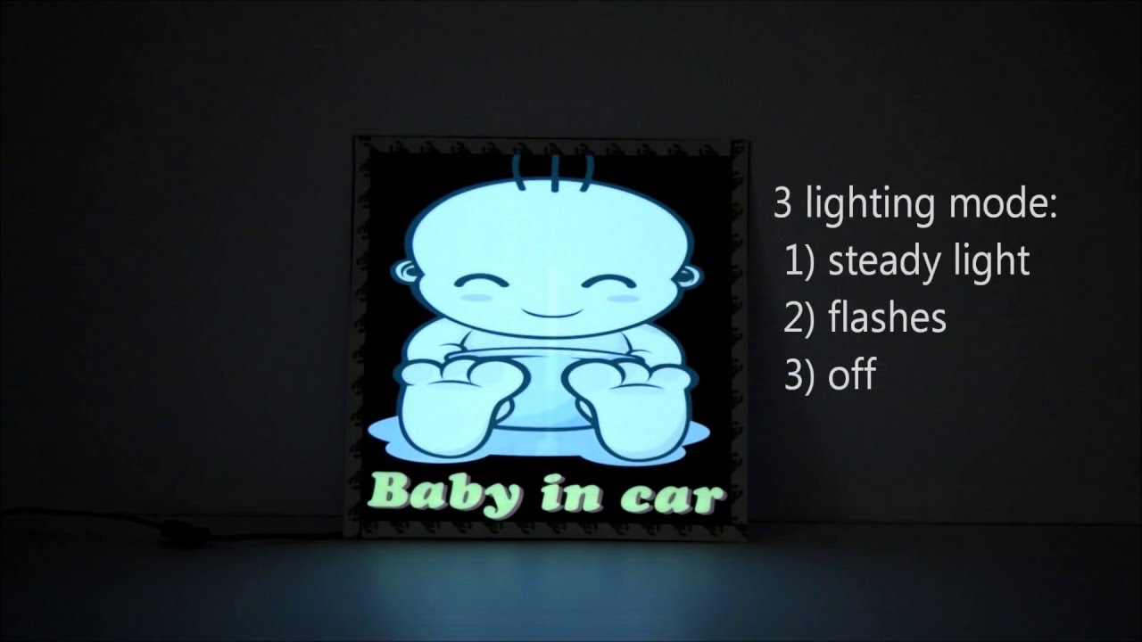 Glow In Dark Baby On Board Lustiger Auto Vinyl Aufkleber Nachtleuchtendes  Kind Kind Innen Sicherheitsfenster Aufkleber Realistisches Leuchtlicht Geist  - .de