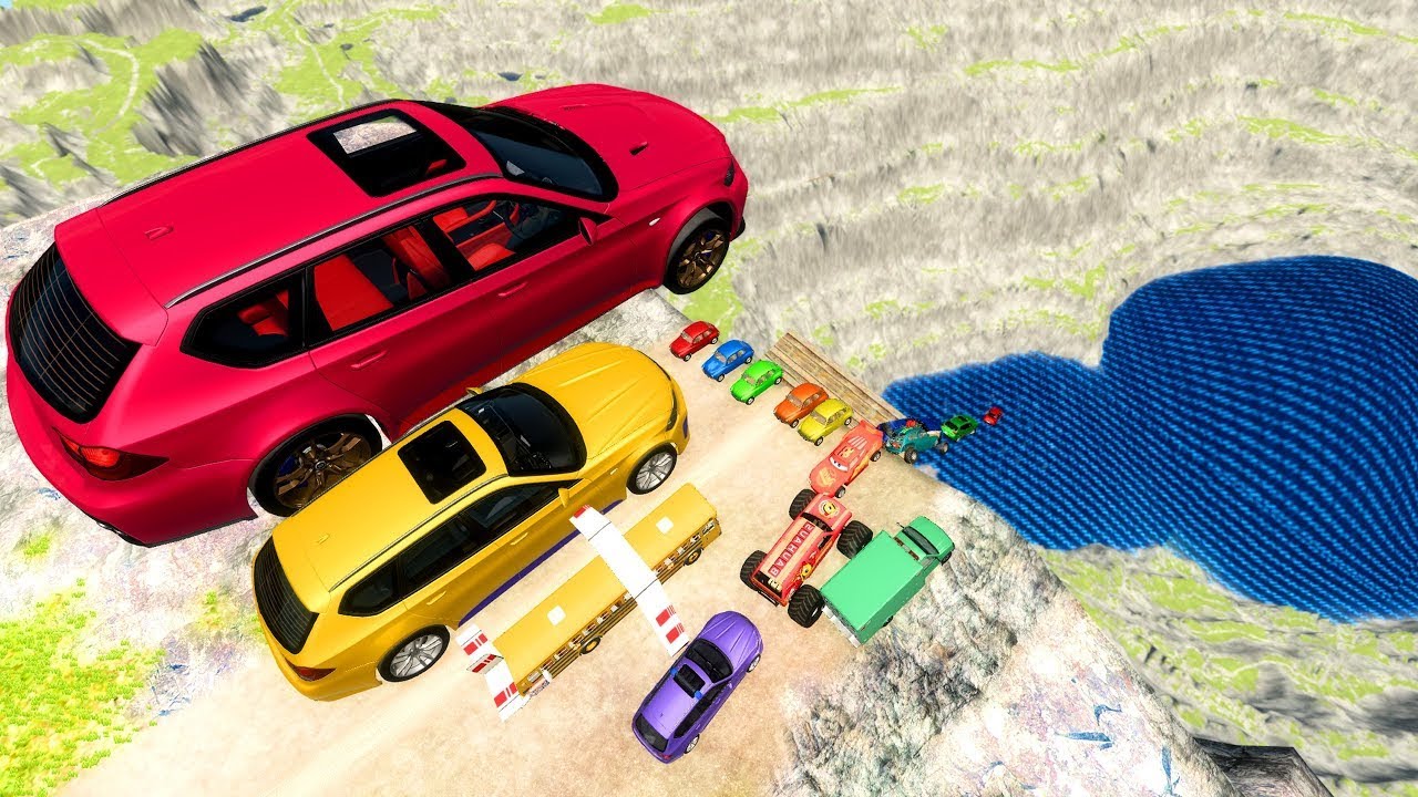 💀 BIG & SMALL CARS Take the LEAP OF DEATH #6 💥 – Most INSANE BeamNG.drive