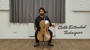 Cello Extended Techniques - Bow Pizz
