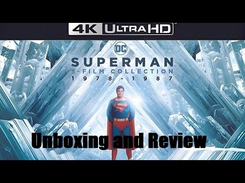 Superman 4K 5 Film Set Unboxing & Review