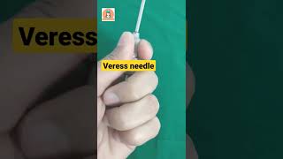 Veress needle || Use in phemoperitoneal for Laproscopic surgery || #laproscopicsurgery #shorts