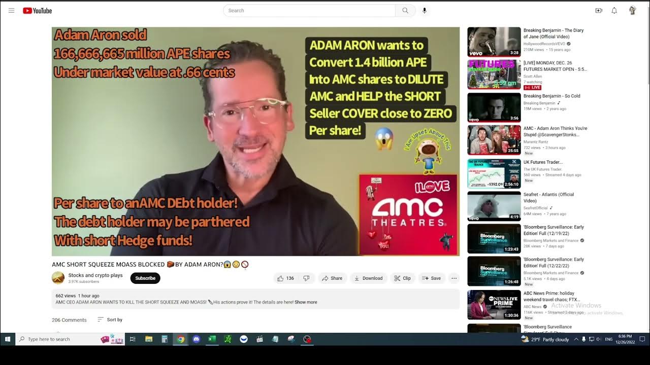 Don't Listen to Stocks and Crypto Plays for AMC Reverse Split Info. He