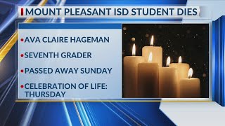 Famous Mount Pleasant ISD mourns death of 13-year-old student Wealth